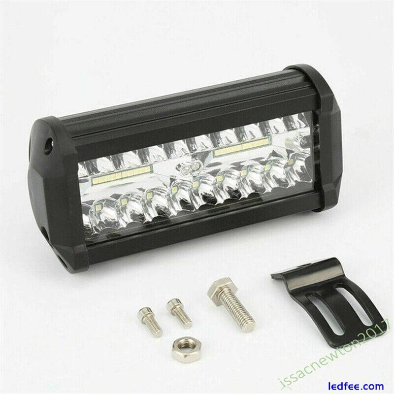 500W 7''Car LED Work Light Bar Spot Flood Beams Combo for Off-road SUV Truclo 1 