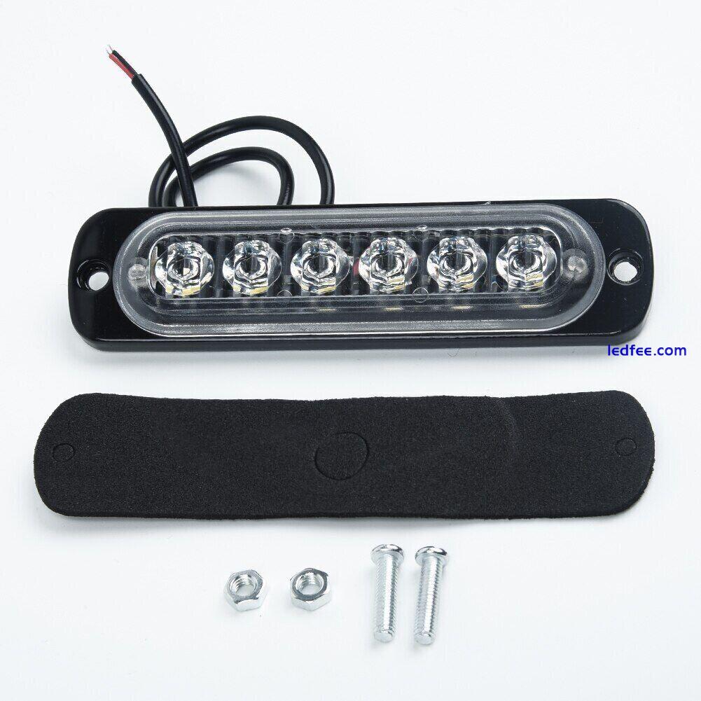 2X 6 LED work lamp pole driving lamp off-road headlamp motorcycle 12V 5 