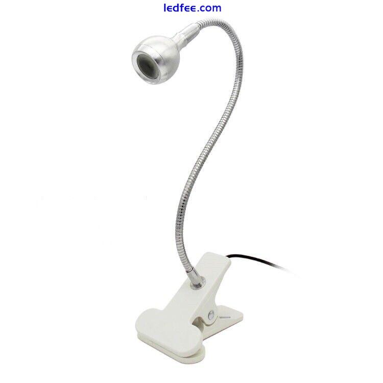 USB Flexible Reading LED Light Clip-on Beside Bed Desk Table Lamp Book Lamp 2 