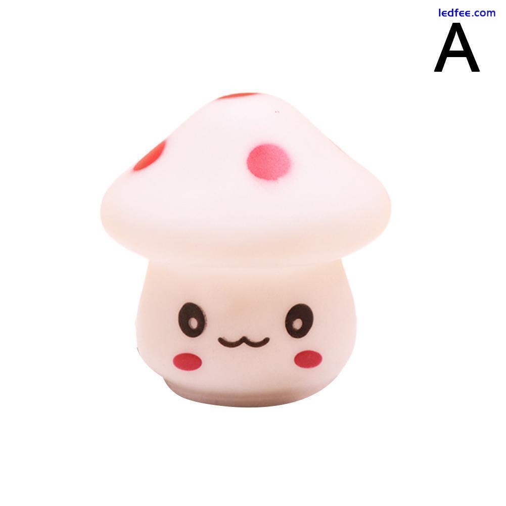 LED Night Light Colorful Mushroom Room Decor Lamp Baby Desk Lamp Night A 9CY6 2 