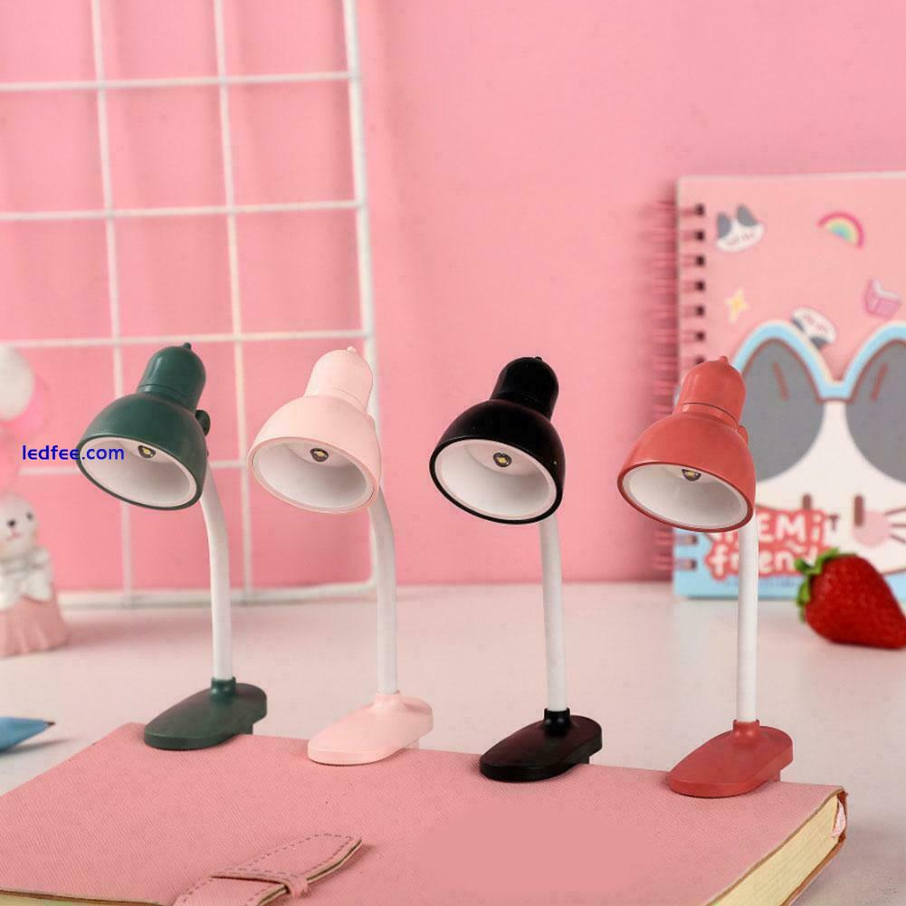 Mini LED Table Lamp Foldable Desk Light Battery Operated Lamp Book Reading R1M6 1 