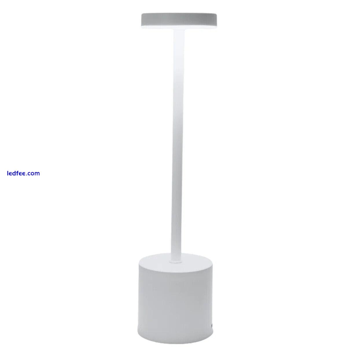 Cordless USB Rechargeable Table Desk Lamp LED Touch Dimmable Bedroom Night Light 4 