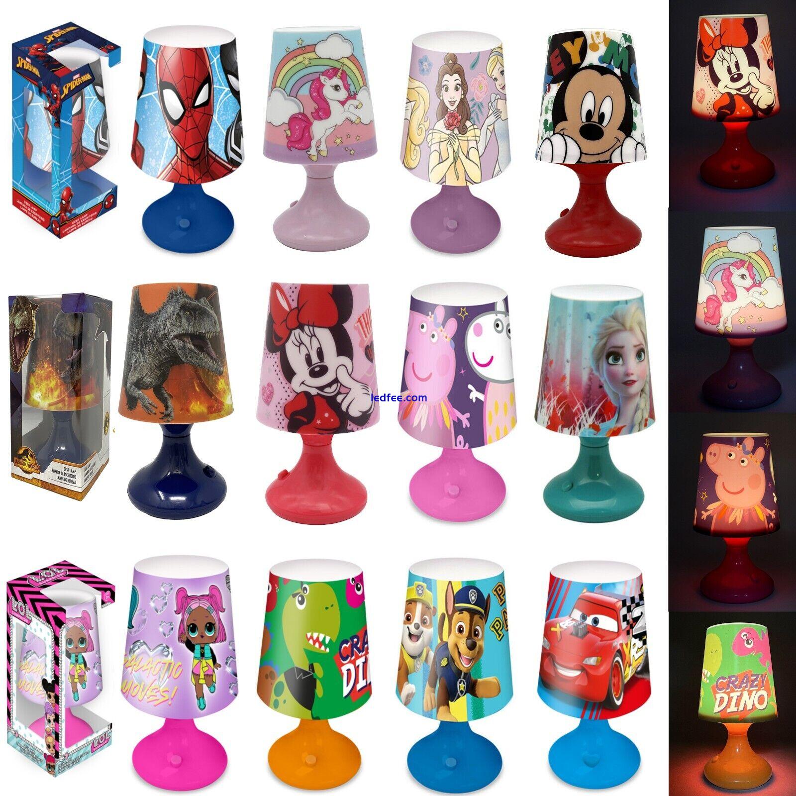 Licensed Characters 18cm LED Night Light Table/Desk/Bedside Lamp, Kids Xmas Gift 1 