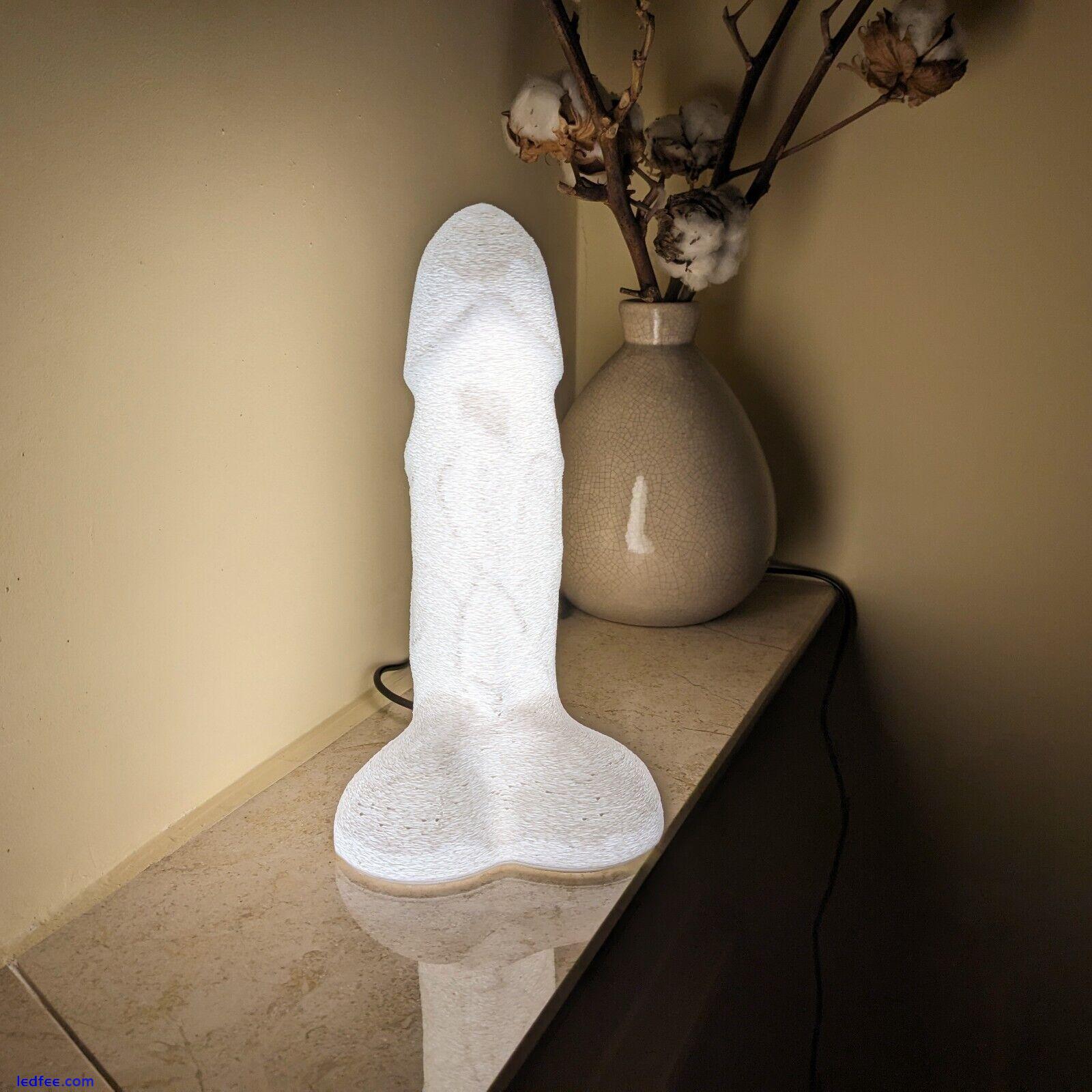 Large Penis Table Lamp Night Bedside USB Desk Light Funny Cool Gift 0 