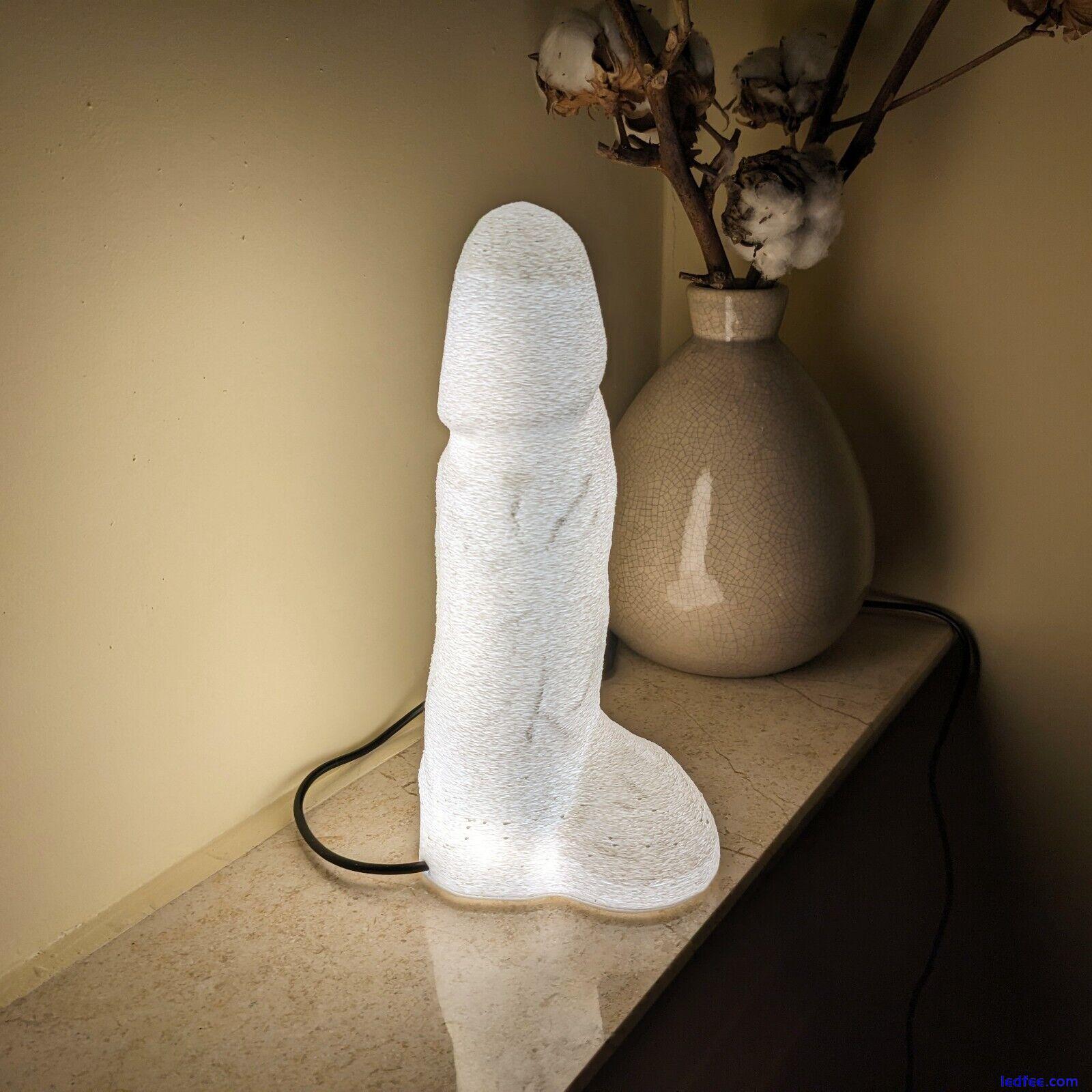 Large Penis Table Lamp Night Bedside USB Desk Light Funny Cool Gift 3 