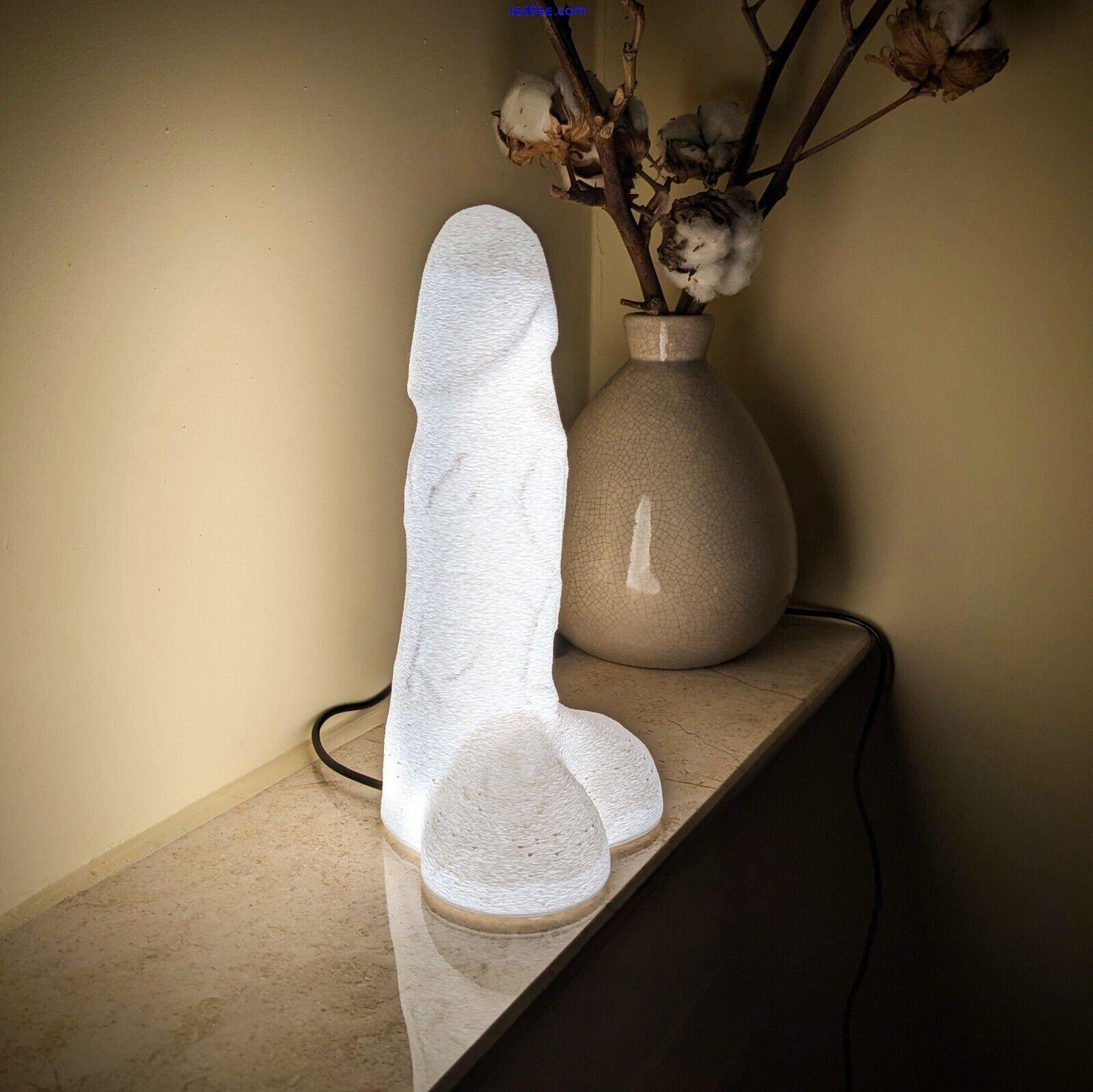 Large Penis Table Lamp Night Bedside USB Desk Light Funny Cool Gift 2 