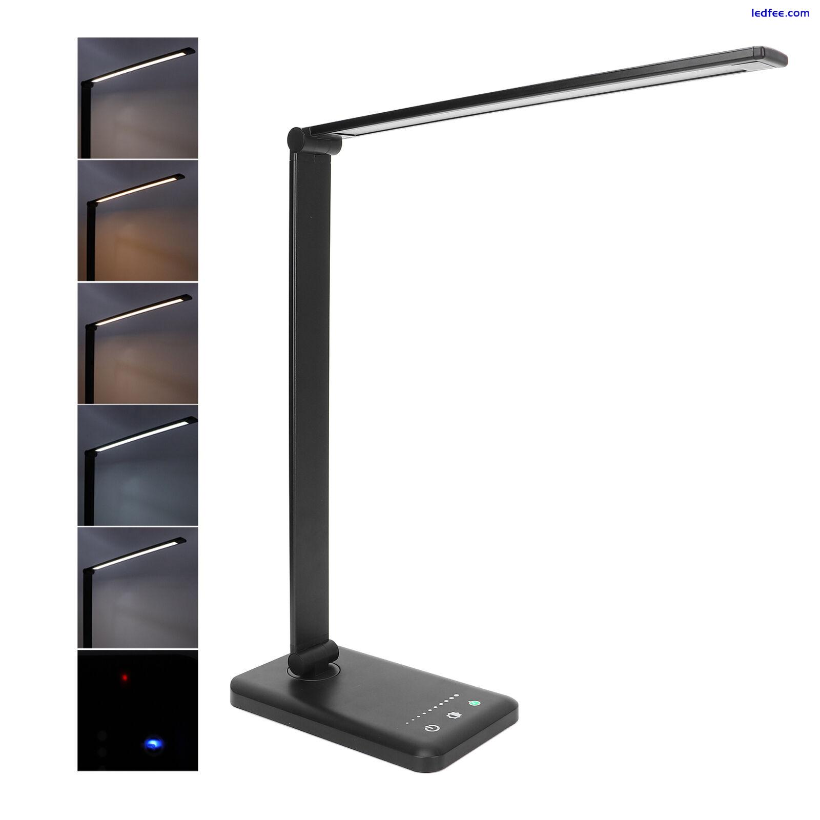 LED Desk Lamp Multifunctional Eye Caring Table Lamps Light with USB Cable for 3 