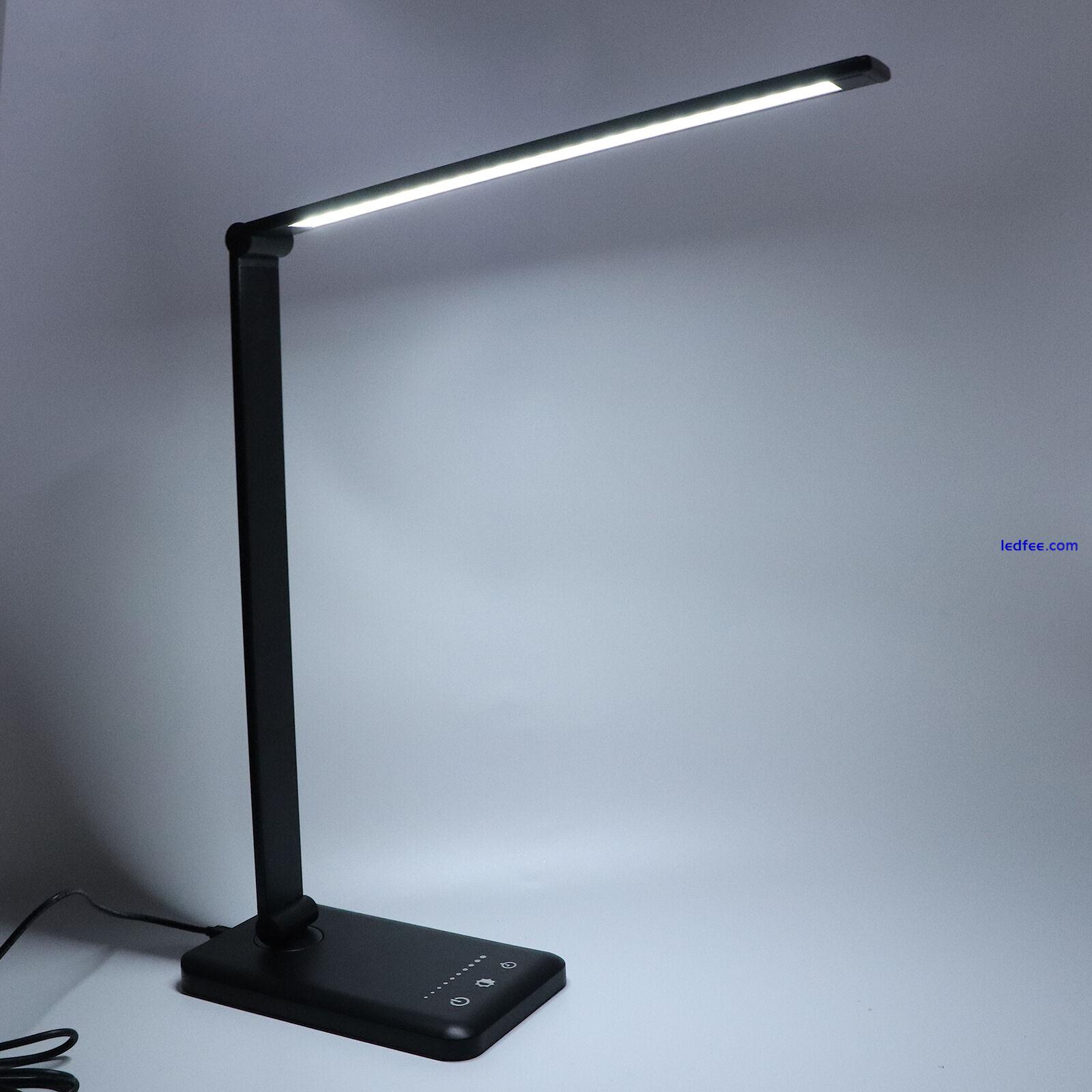 LED Desk Lamp Multifunctional Eye Caring Table Lamps Light with USB Cable for 2 