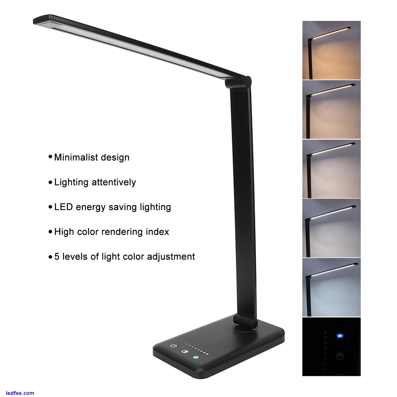 LED Desk Lamp Multifunctional Eye Caring Table Lamps Light with USB Cable for 0 