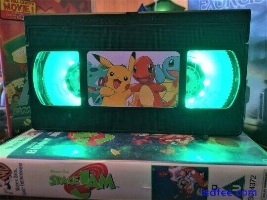 Teenage Mutant Ninja Turtles VHS Night Light, Desk Lamp, Bedroom Lamp, Kids, TV 4 