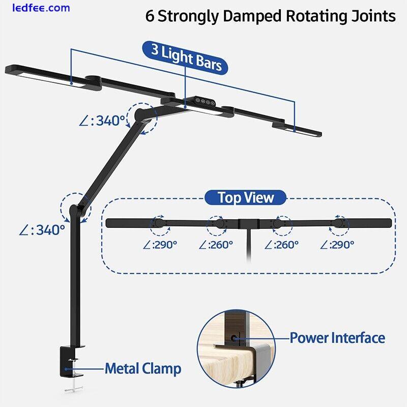 2023 Modern Table Lamp LED Desk Lights Office Desk Lamp anti-eye strain mode UK 5 