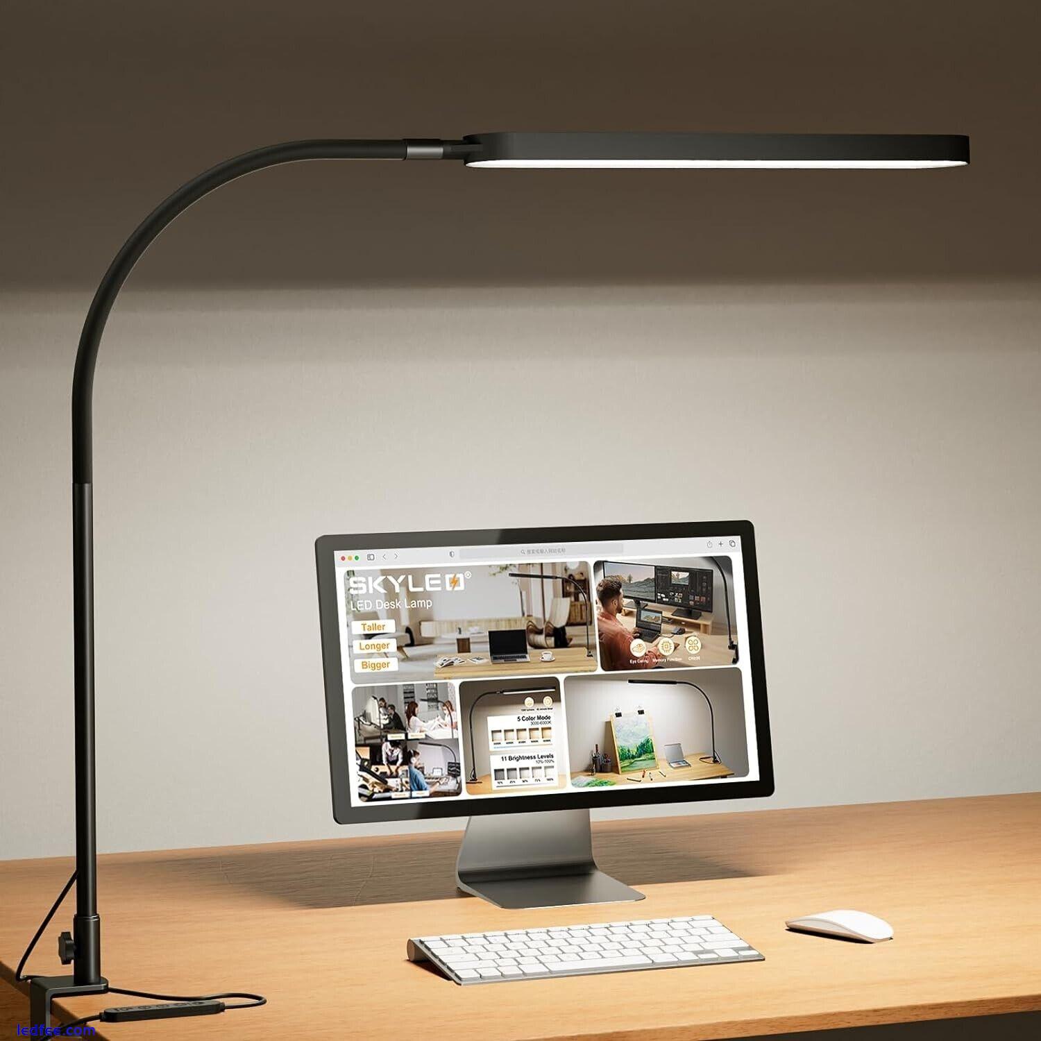 SKYLEO LED Desk Lamp - 85cm Desk Light - Touch Control - 5 Color Modes X 11 Brig 0 