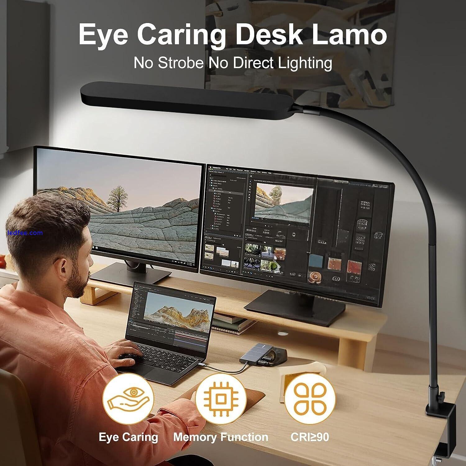 SKYLEO LED Desk Lamp - 85cm Desk Light - Touch Control - 5 Color Modes X 11 Brig 3 