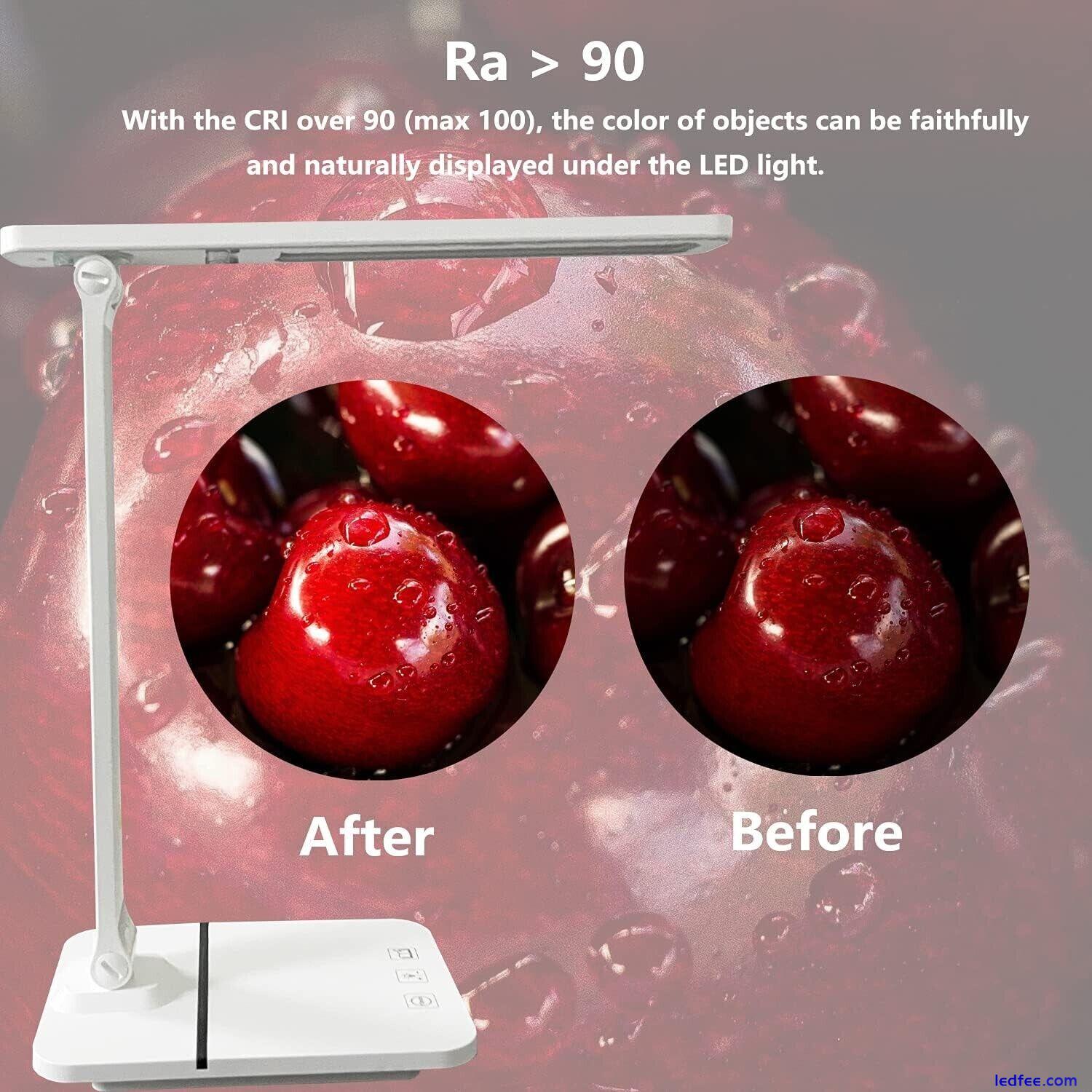 LED Desk Lamp Touch Control Lamp Eye-Caring 3 Color Modes Brightness Adjustable 3 