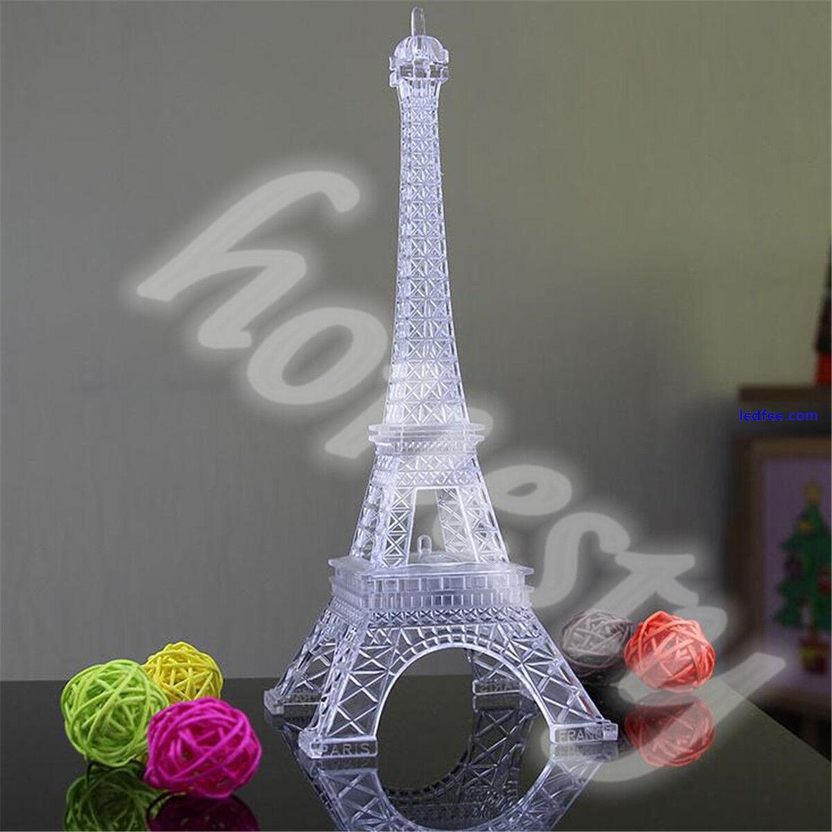 Romantic Eiffel Tower LED Night Light Desk Wedding Bedroom Decor Child Xmas Gift 4 