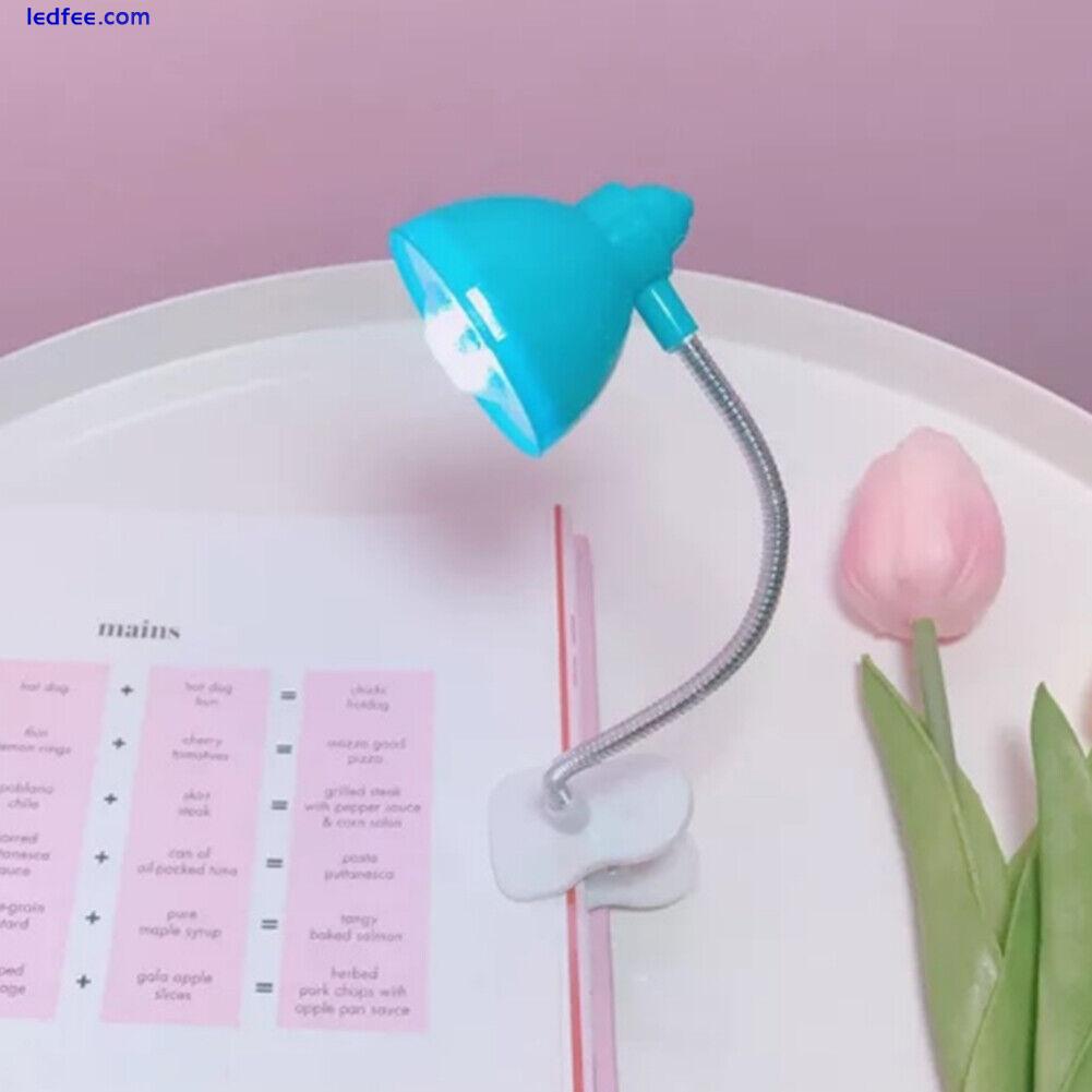 Flexible LED Light Clip On Bed Table Desk Lamp Reading Light Eye Protection 2 