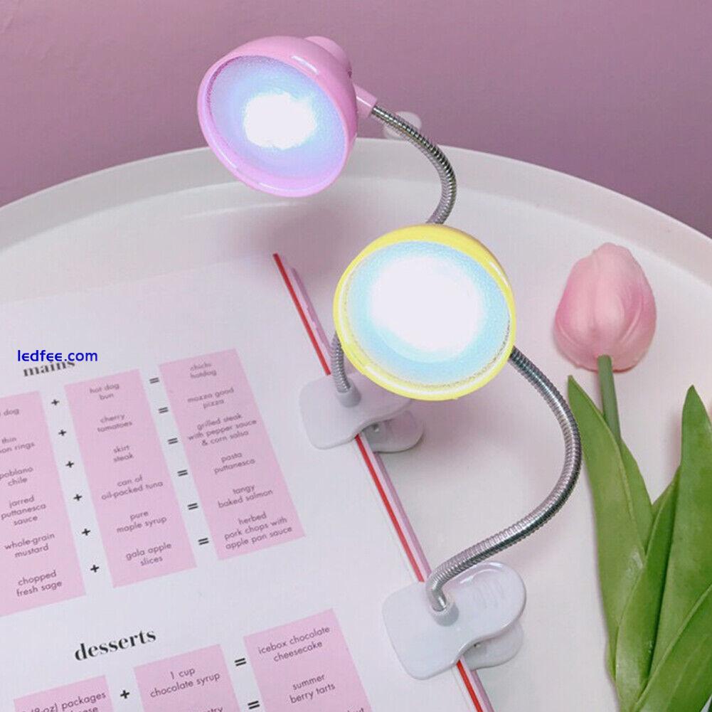 Flexible LED Light Clip On Bed Table Desk Lamp Reading Light Eye Protection 5 