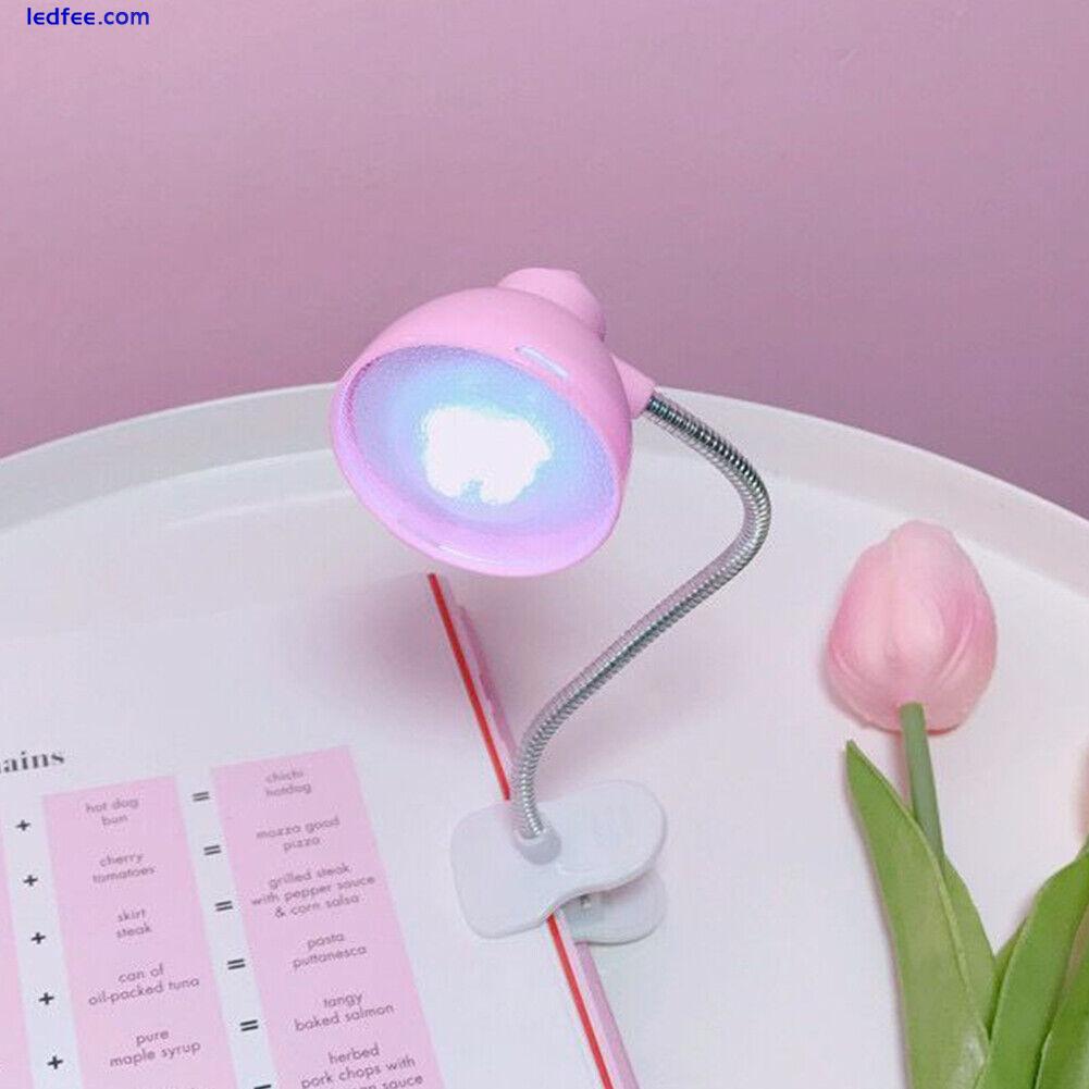 Flexible LED Light Clip On Bed Table Desk Lamp Reading Light Eye Protection 3 