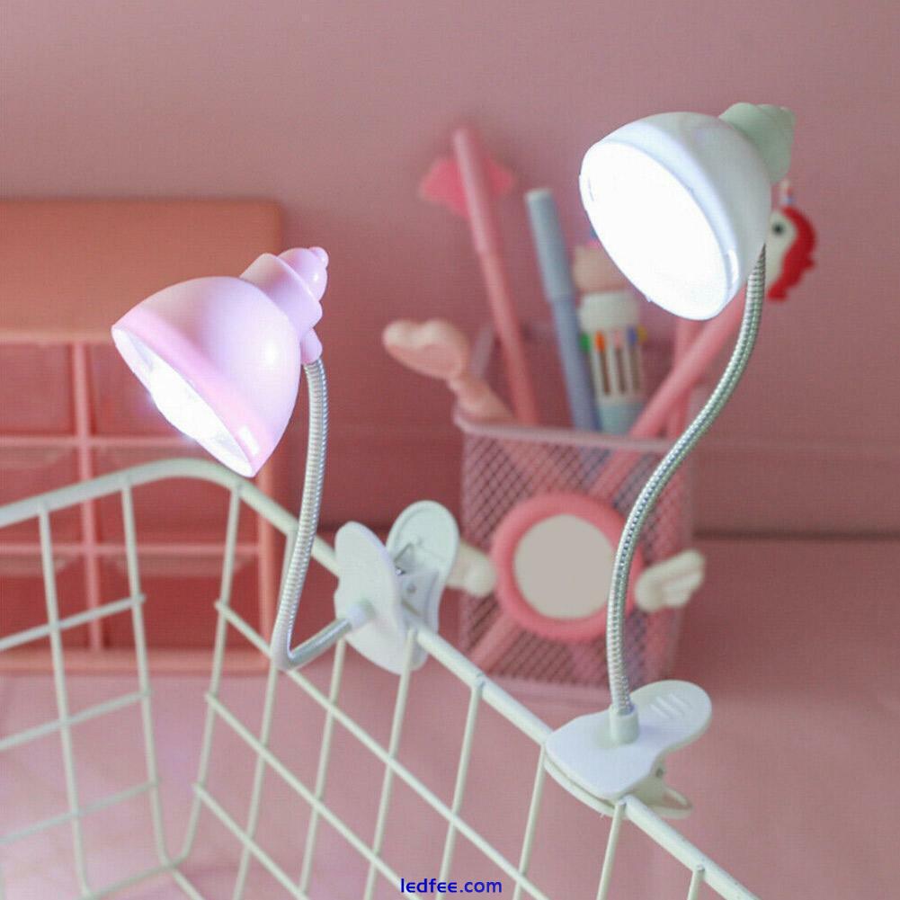 LED Electronic Desk lamp Clip-on Children Reading Light Flexible Table L8L0 4 