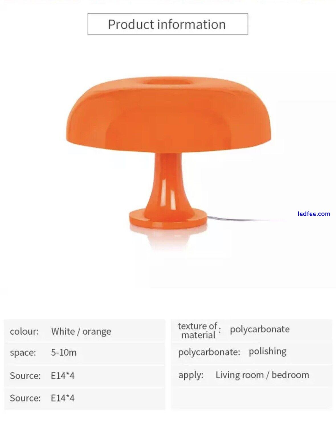 Vintage Retro Led Mushroom Table Lamp Bedroom Living Room Lighting Desk Light 3 