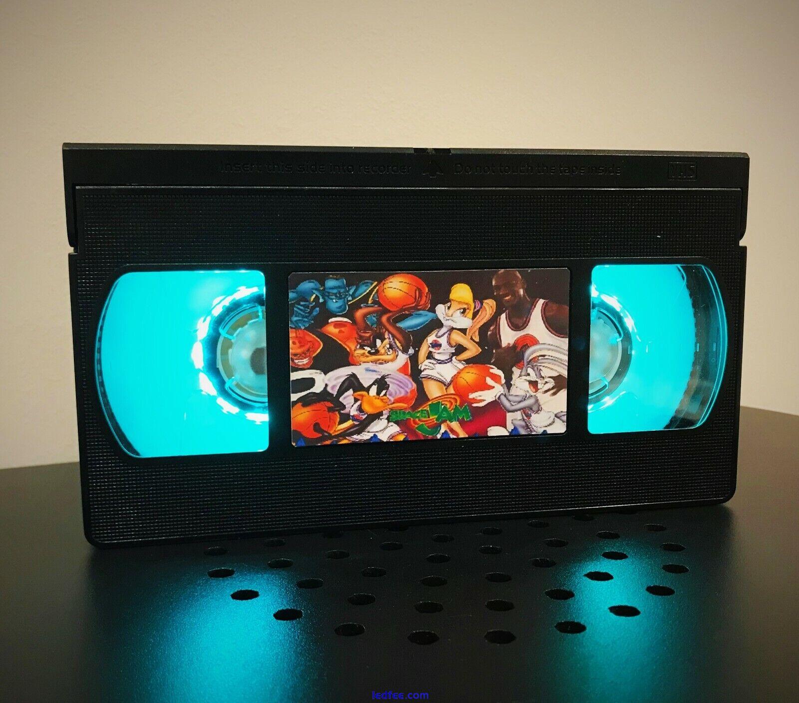 Mortal Kombat Game Retro VHS LED Night Light, Desk Lamp, Computer, Bedroom Lamp  0 