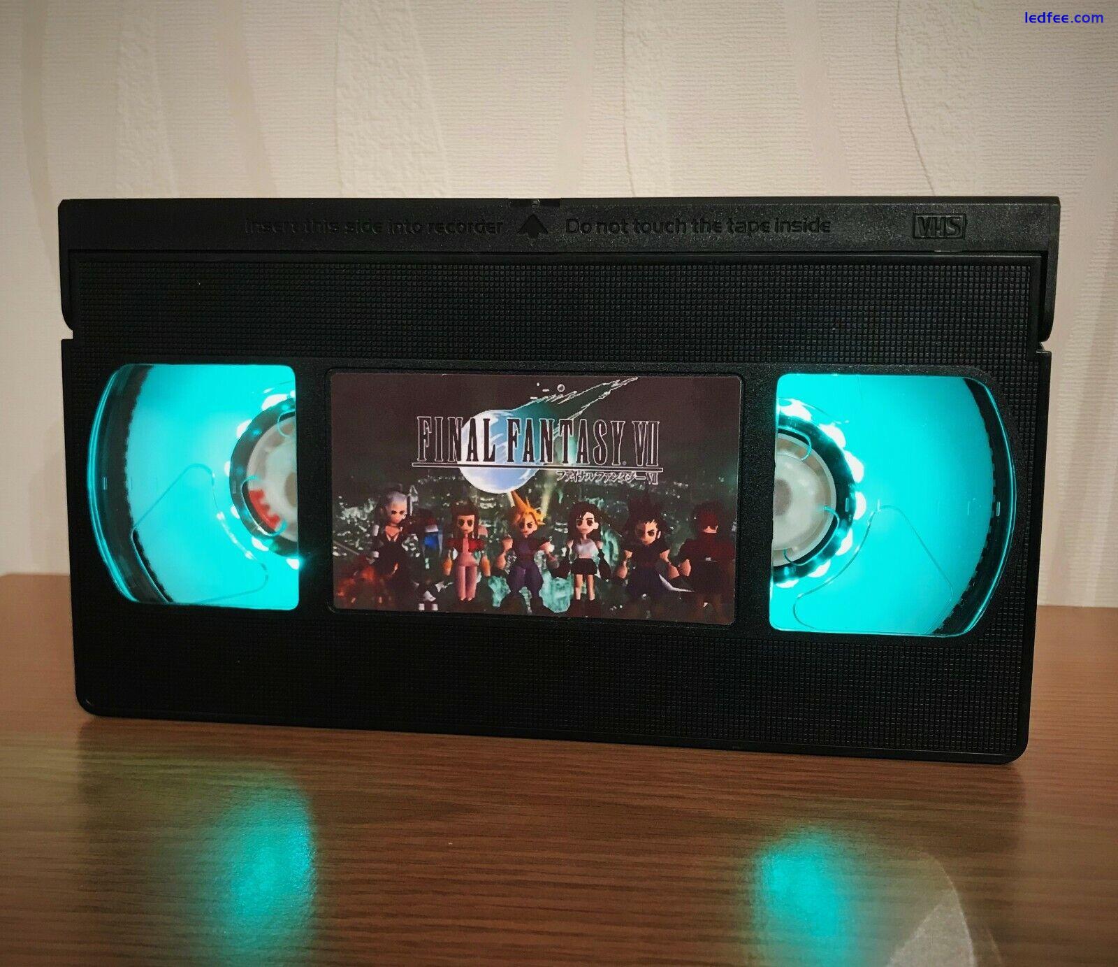 Mortal Kombat Game Retro VHS LED Night Light, Desk Lamp, Computer, Bedroom Lamp  4 