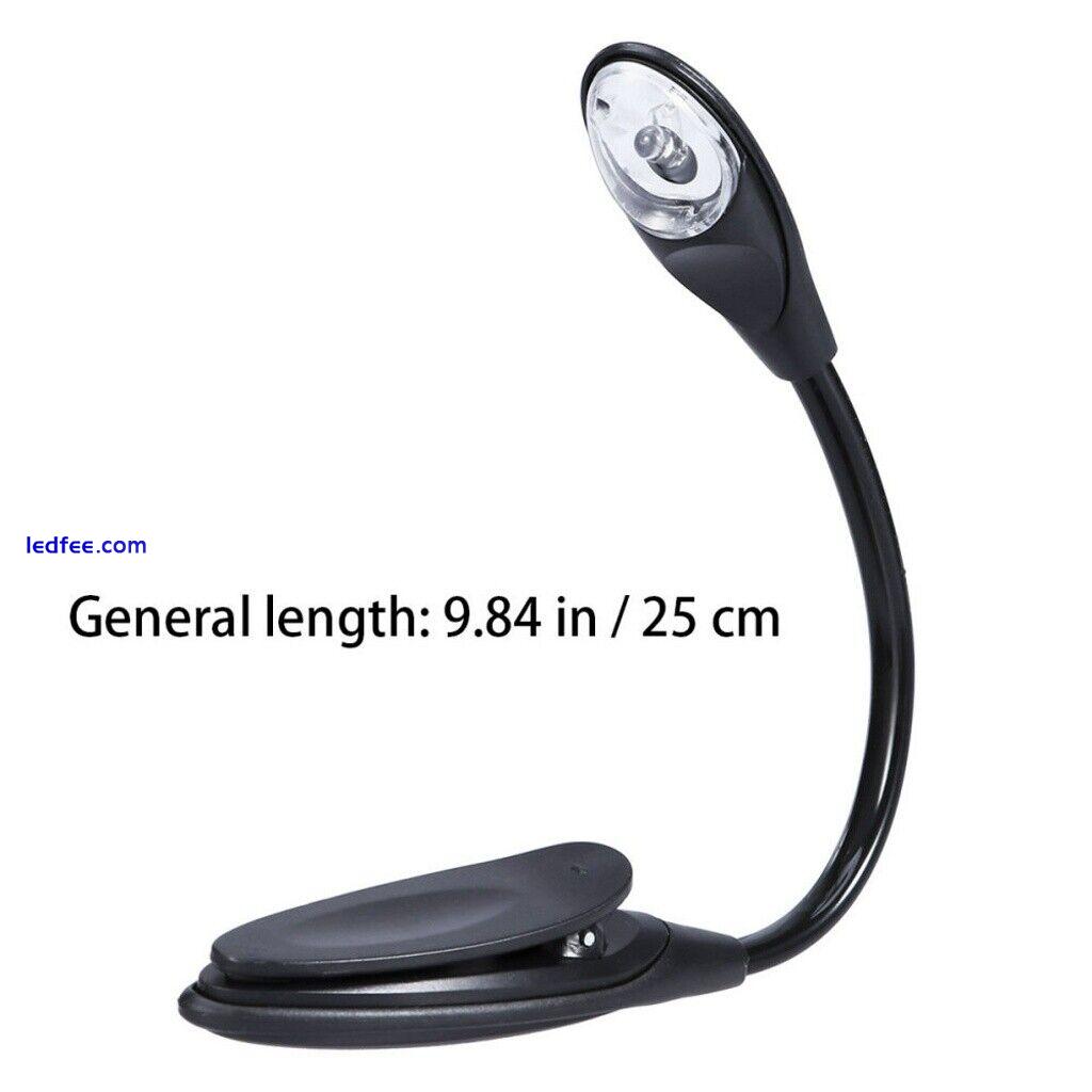 LED table lamp desk reading light Reading Clip-On Lamp Flexible Portable 4 