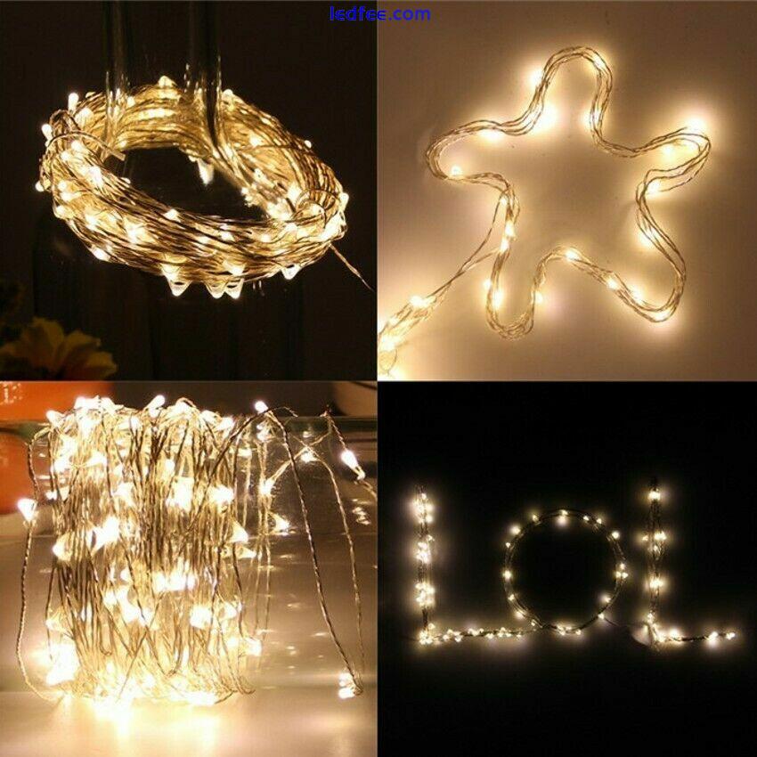 USB LED Micro Rice Wire Copper String Fairy Lights Party Decor Christmas Gift UK 1 