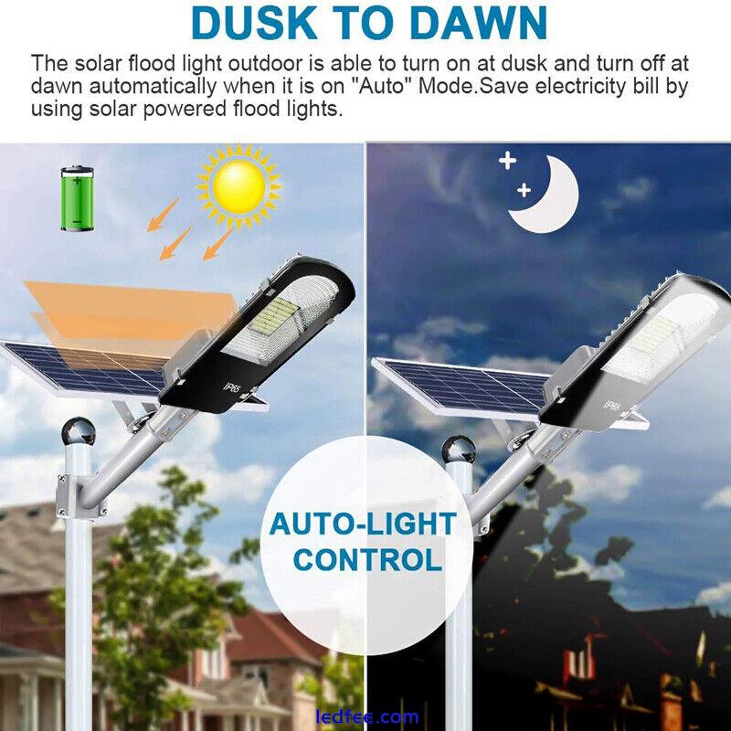 150Watt 2835LED Solar Street Light Motion Sensor Dusk to Dawn Outdoor Spotlight 2 