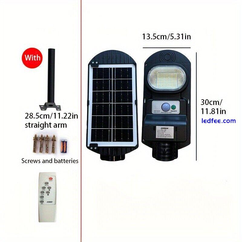 1pc Solar Outdoor IP65 Waterproof Safety Motion Sensor Street Wall LED Lamp 0 