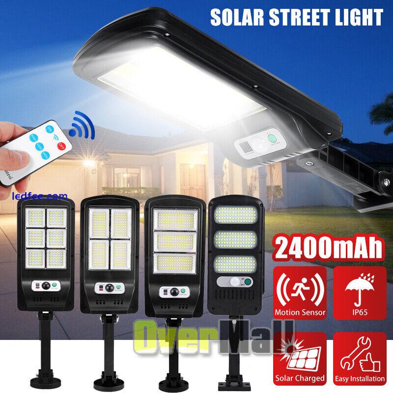 9900000LM Commercial Solar Street Flood Light Area Light Dusk To Dawn Wall Lamp 3 