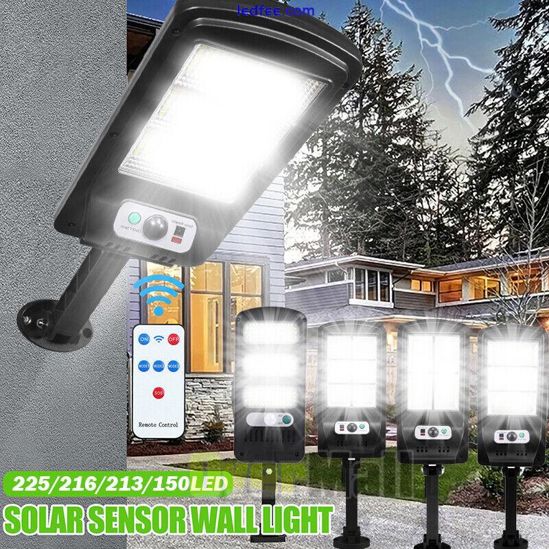 9900000LM Commercial Solar Street Flood Light Area Light Dusk To Dawn Wall Lamp 2 