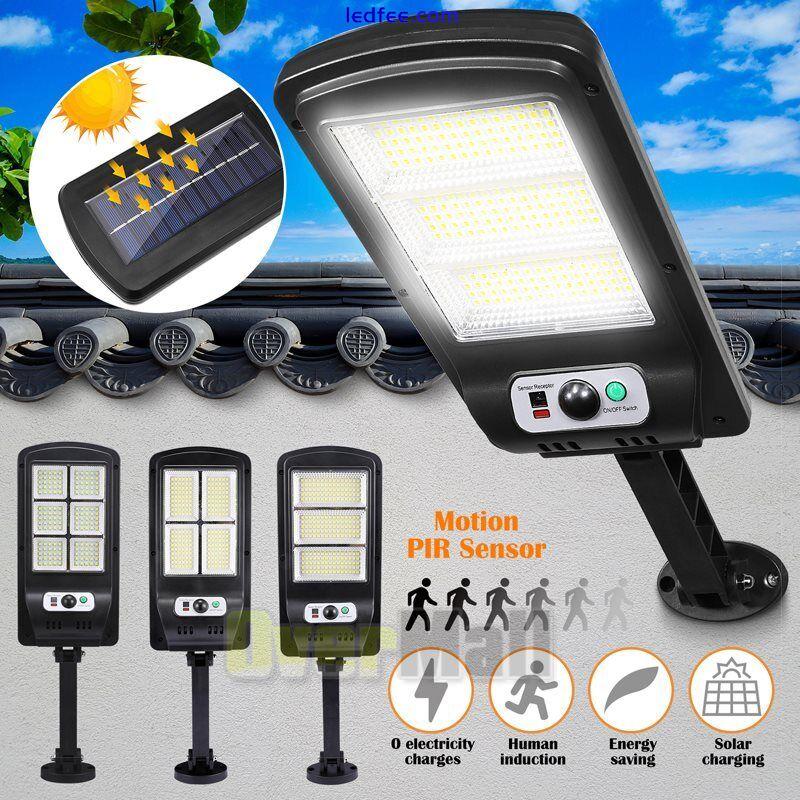 9900000LM Commercial Solar Street Flood Light Area Light Dusk To Dawn Wall Lamp 5 