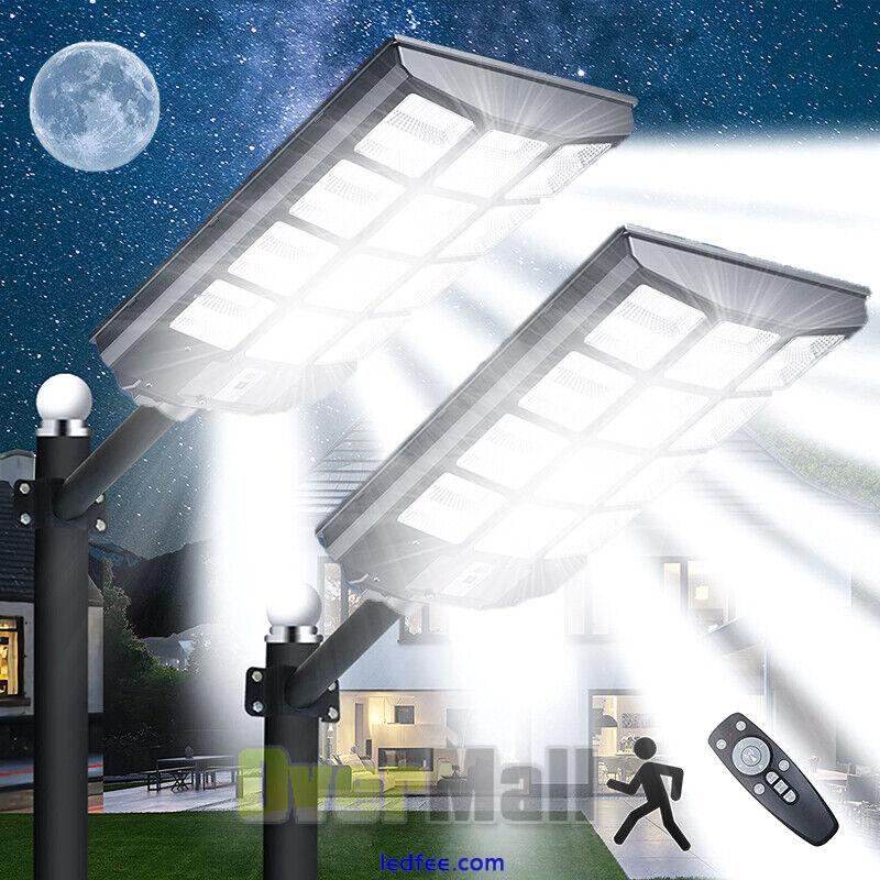 99000000LM Solar LED Road Street Light FloodLight Outdoor Garden Lamp Waterproof 0 