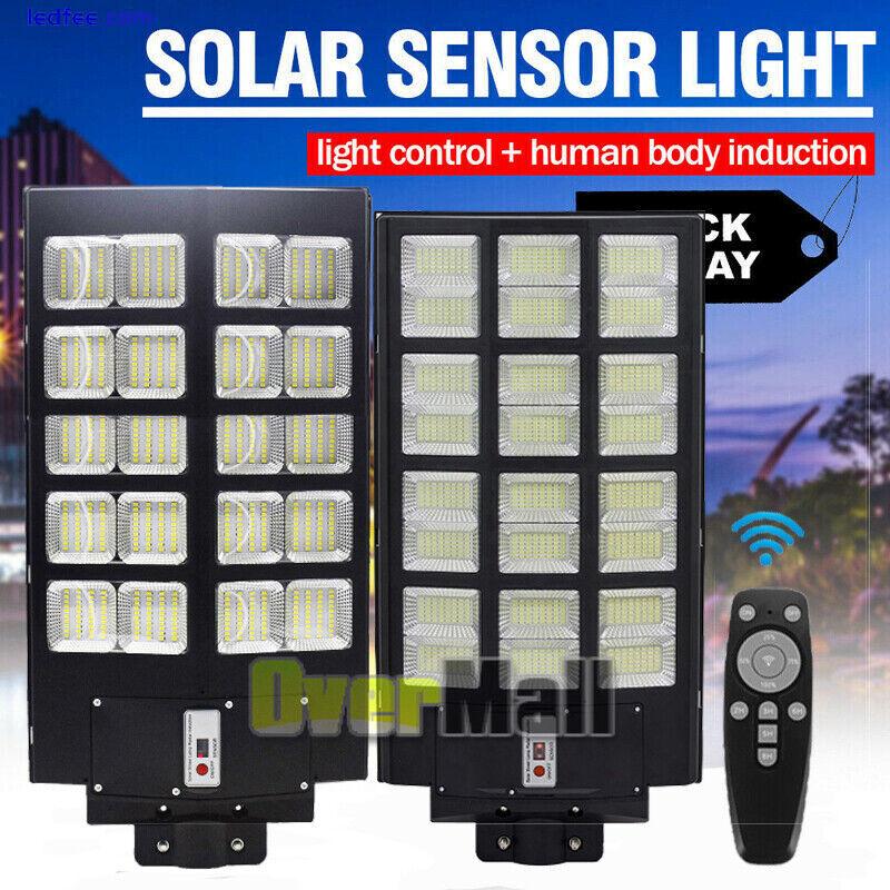 99000000LM Solar LED Road Street Light FloodLight Outdoor Garden Lamp Waterproof 5 