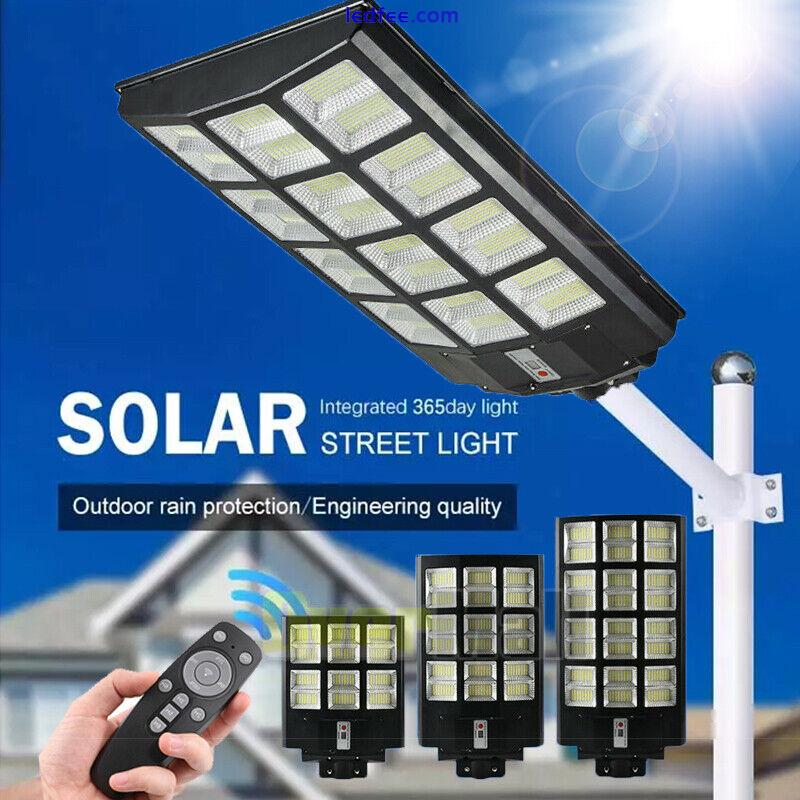 99000000LM Solar LED Road Street Light FloodLight Outdoor Garden Lamp Waterproof 1 