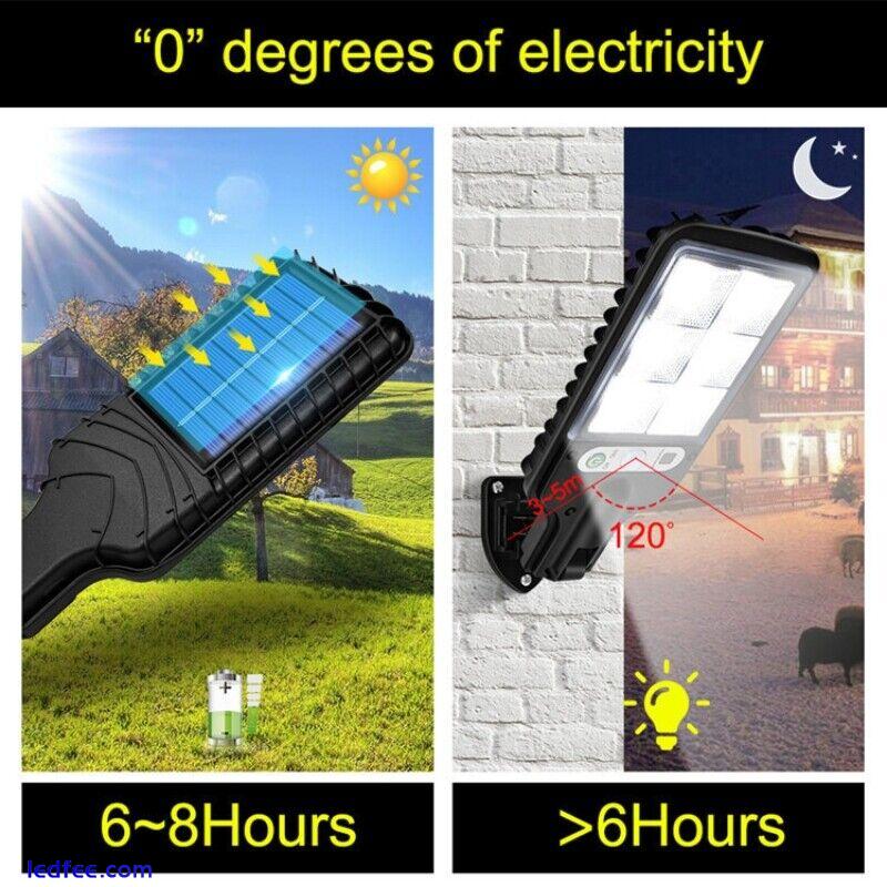 Led Solar Light 3 Modes Waterproof Motion Sensor Outdoor Street Wall Light 1 