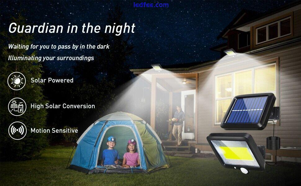 1200000lm LED Solar Flood Light Security Motion Sensor Outdoor Yard Street Wall 0 