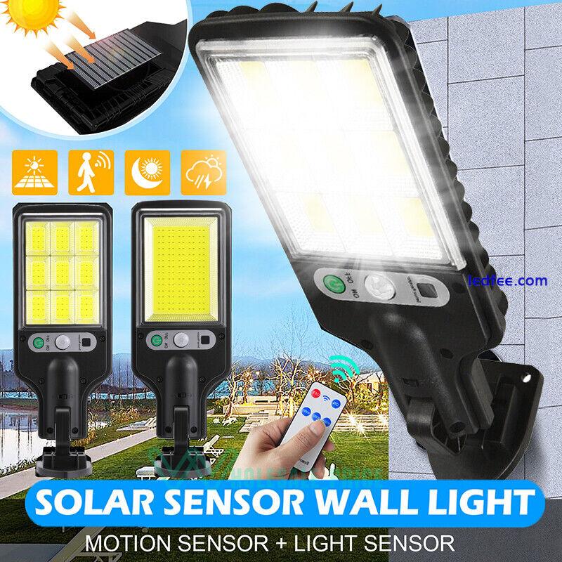 90000LM Outdoor Commercial LED Solar Street Light Dusk to Dawn Parking Road Lamp 5 