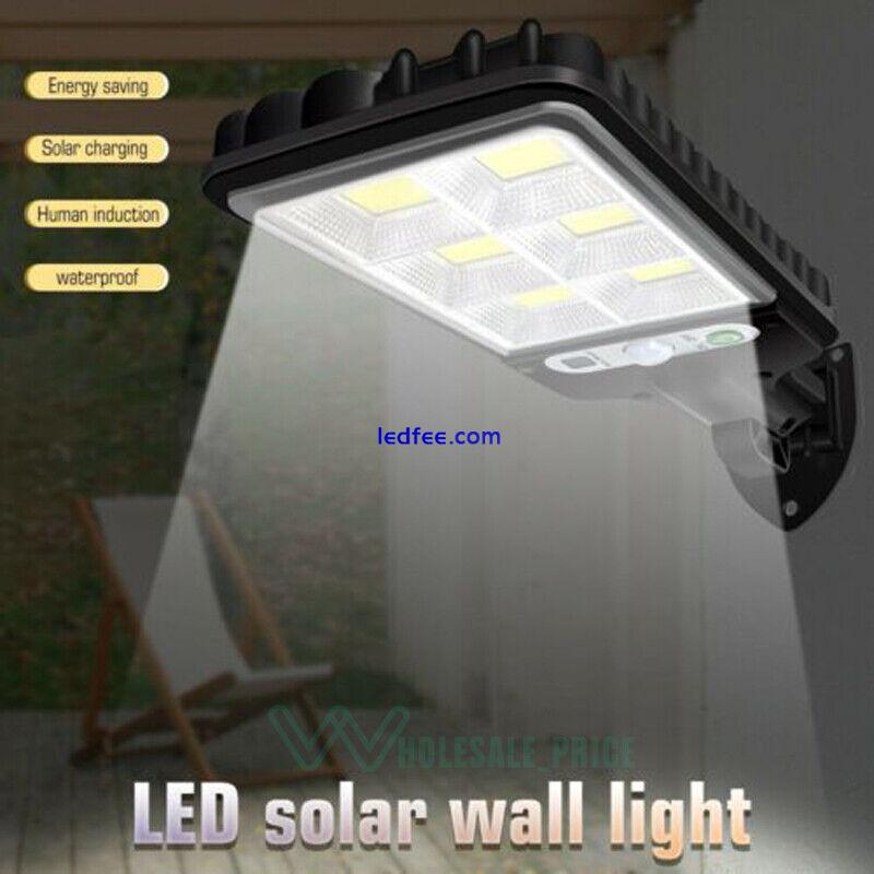 90000LM Outdoor Commercial LED Solar Street Light Dusk to Dawn Parking Road Lamp 2 