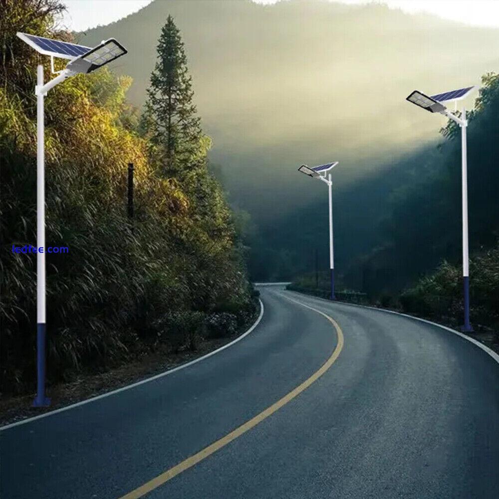 1000W Solar Street Lights Outdoor Dusk to Dawn Wall Lamp Solar Power Flood Light 3 