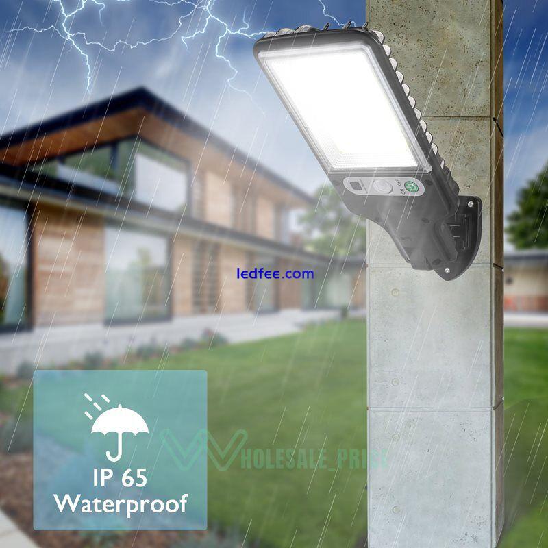 990000LM Solar Street Light Commercial Dusk To Dawn IP67 Outdoor Road Wall Lamp 3 