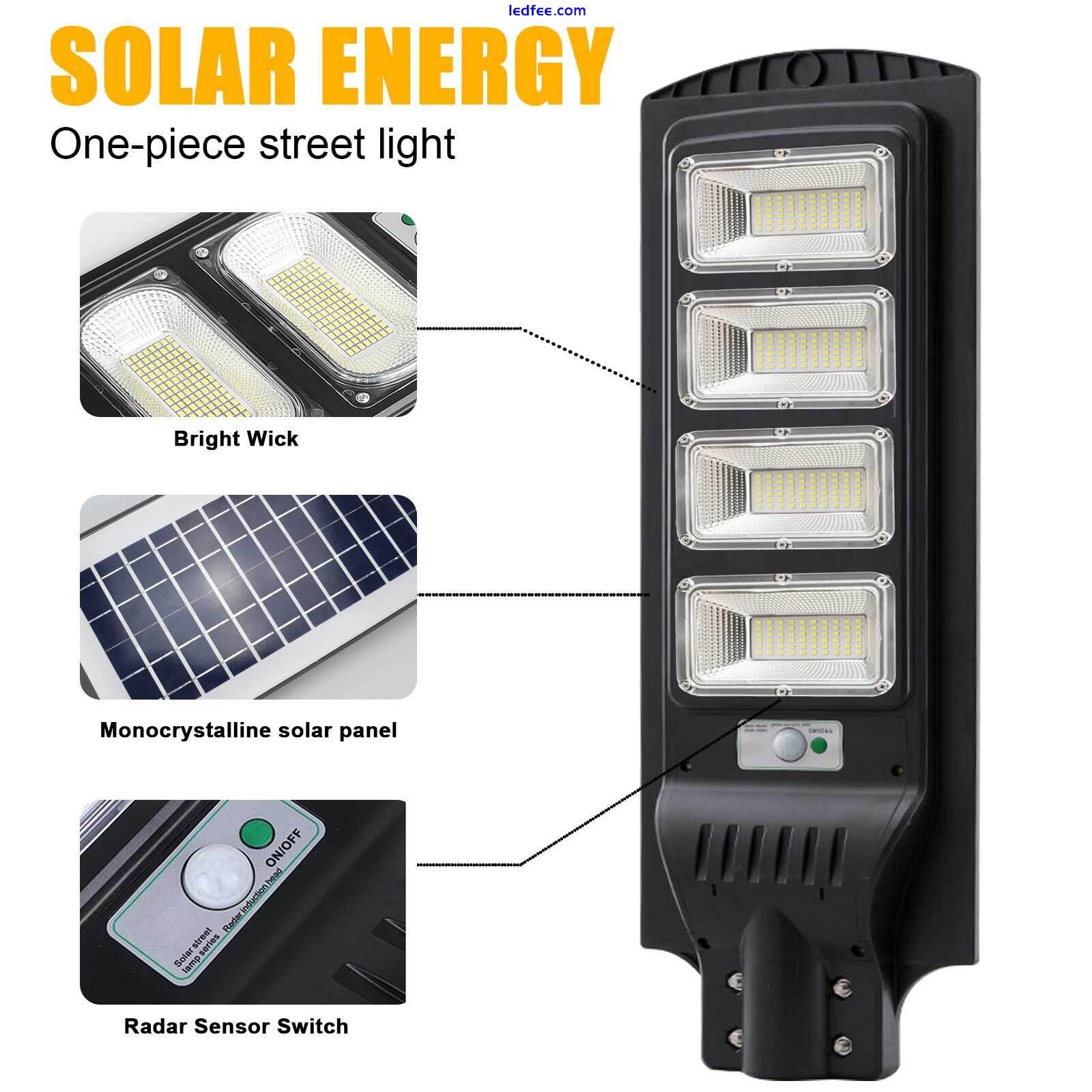 400W Solar Street Light 20000LM LED dusk to dawn Motion Sensor for Garden Street 1 