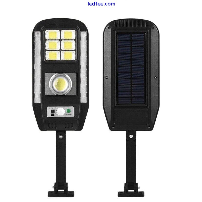 Solar Street Light Motion Sensor Commercial Dusk To Dawn Outdoor Road Wall Lamp 5 