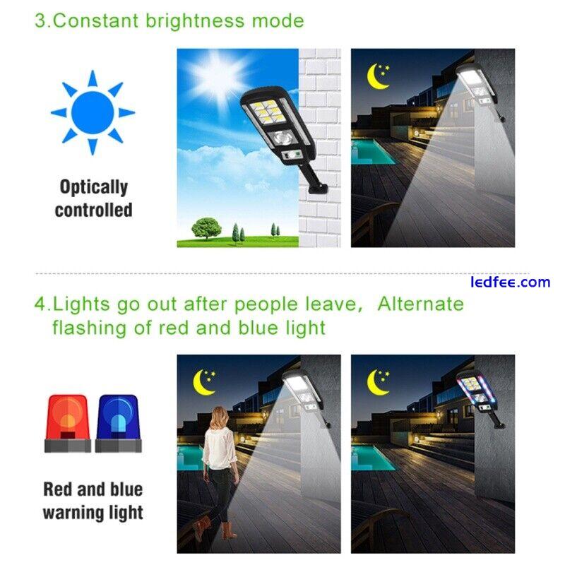 Solar Street Light Motion Sensor Commercial Dusk To Dawn Outdoor Road Wall Lamp 1 