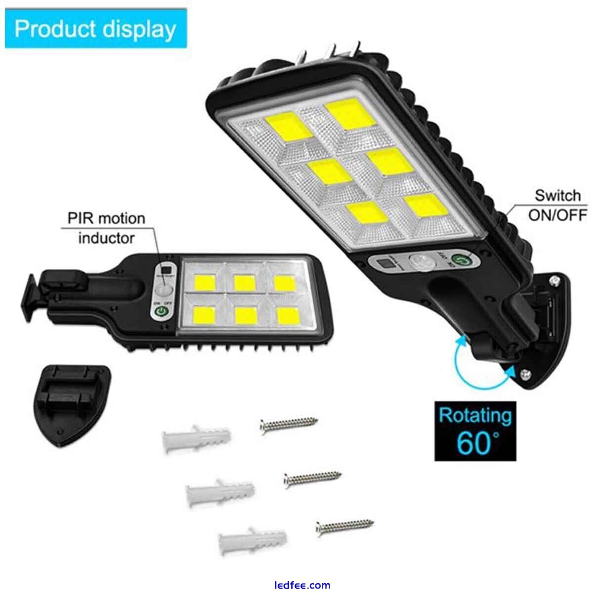 Solar LED Street Light Commercial Outdoor IP65 Road Lamp Motion Sensor 2 