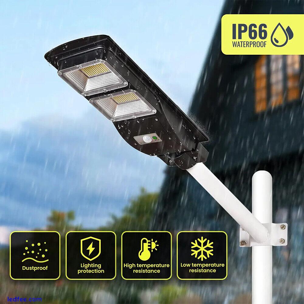 Commercial Solar Street Flood Light LED Lamp Outdoor Area Dusk To Dawn Wall Lamp 5 