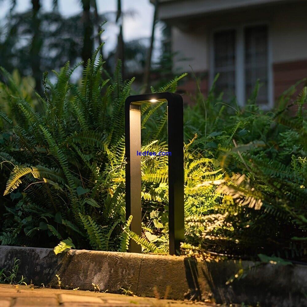 1*Waterproof Outdoor Landscape Lamp & COB LED Aluminum Alloy Street Column Light 2 