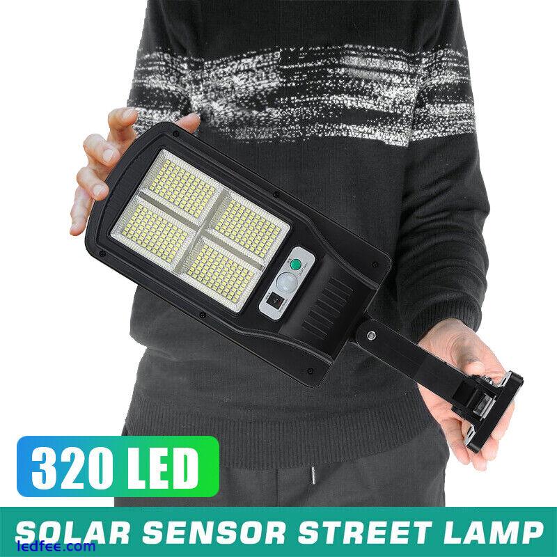 Commercial Outdoor Solar Street Light Motion Sensor Dusk To Dawn Road Area Lamp 0 