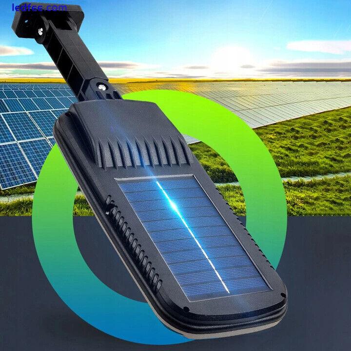 Solar Street Light Outdoor Led Lamp Sensor Motion Wall Garden Yard Commercial Ne 4 